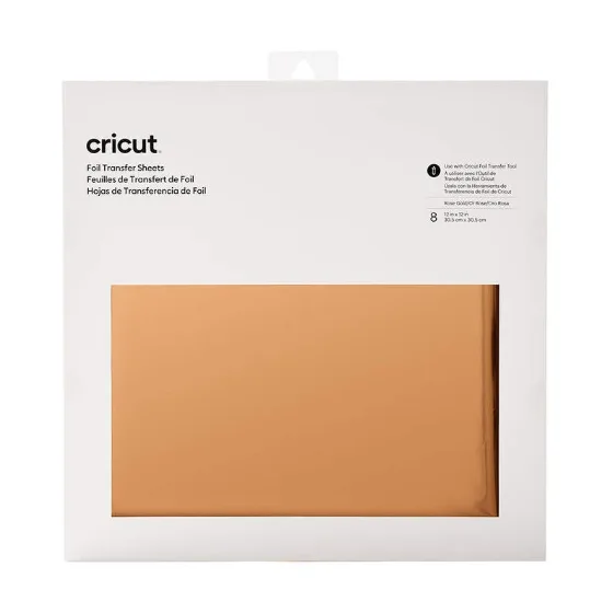 شيتات فويل روز جولد أصلية Cricut