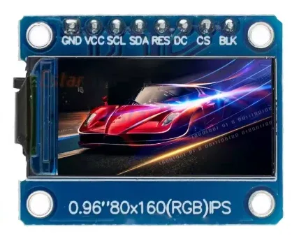شاشة TFT 0.96 إنش 8 بن